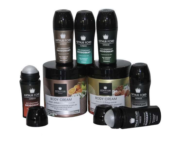Teqal Roll on packaging and Labelled IML Jars